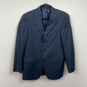 Jack Emerson Navy Blue Wool Blazer Suit Jacket G Napol IT Sz 46